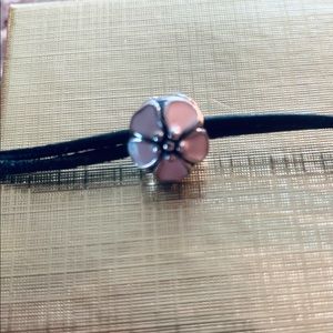 Authentic Pandora bead clip cherry blossom